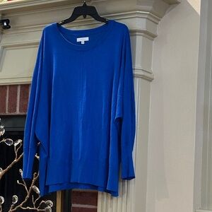 New Directions Royal Blue Tunic Top